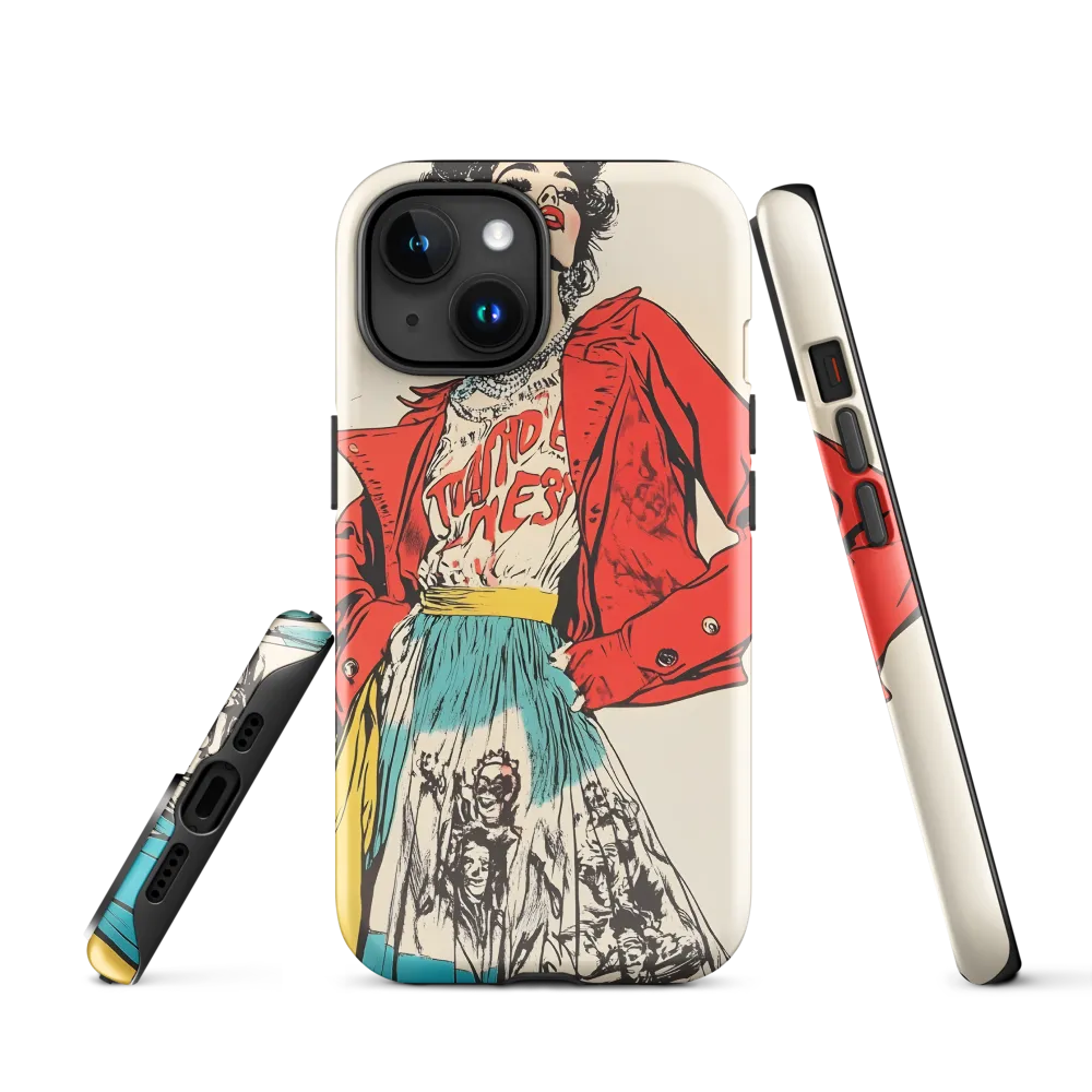 Vibrant Elegance: A Pop Art Fashion Statement