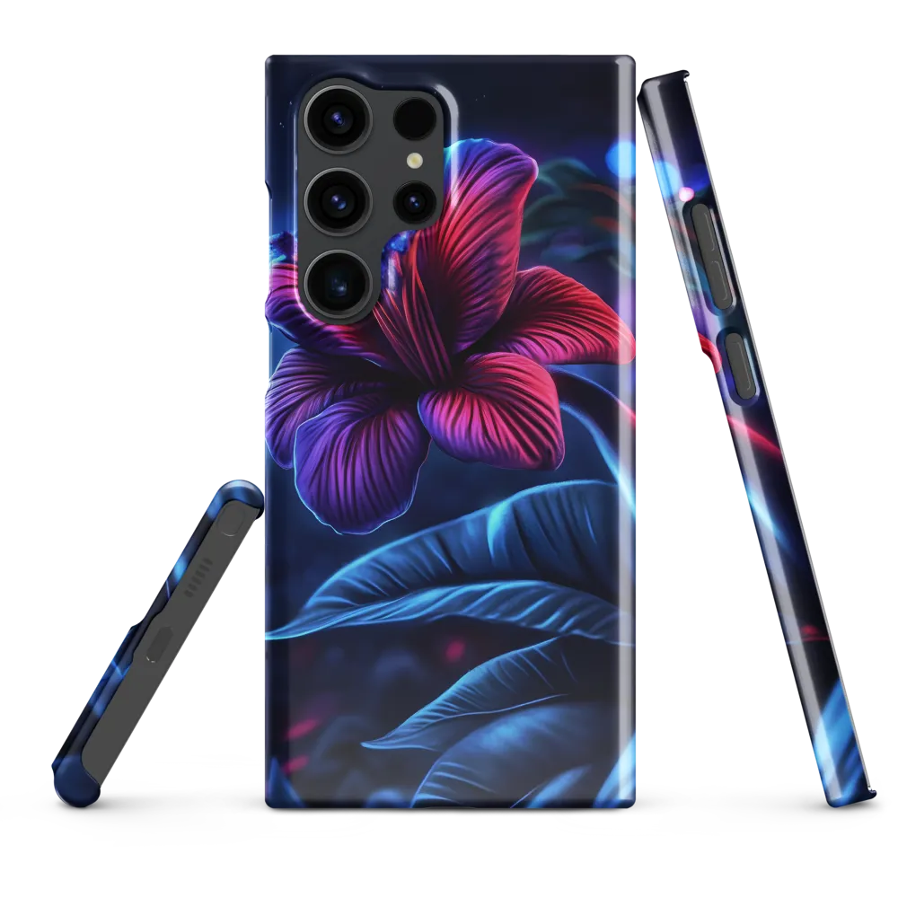 Illuminated Serenity: The Surreal Blossom