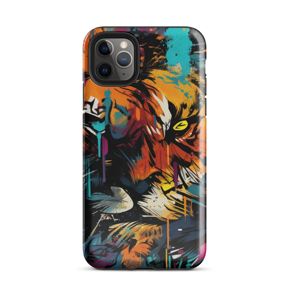 Fierce Majesty: The Lion's Roar | Phone Case |  11 Pro Max | Tough Case | Glossy