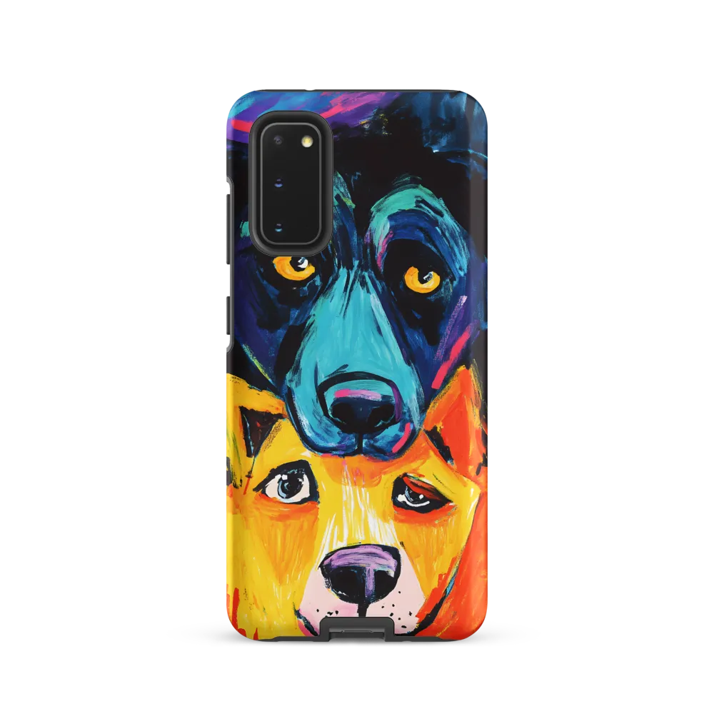 Vibrant Companions: An Expression of Canine Spirit