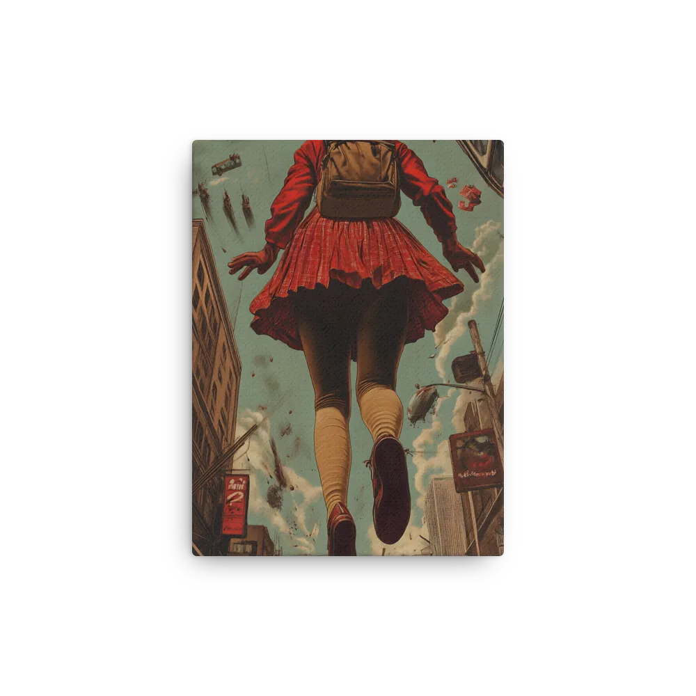 Flight of the Urban Dreamer | Thin Canvas | 9″×12″