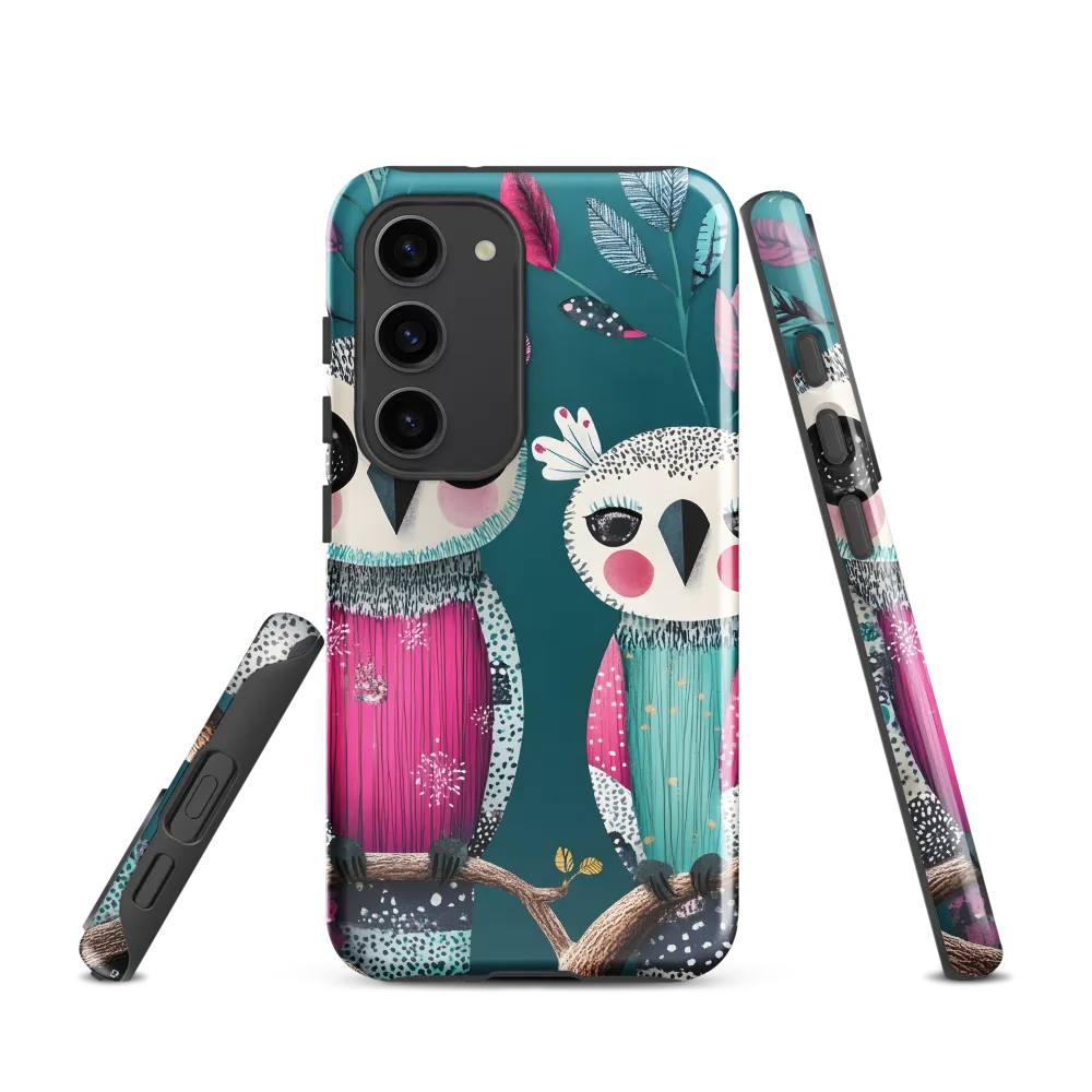 Whimsical Duo: A Celebration of Nature and Color