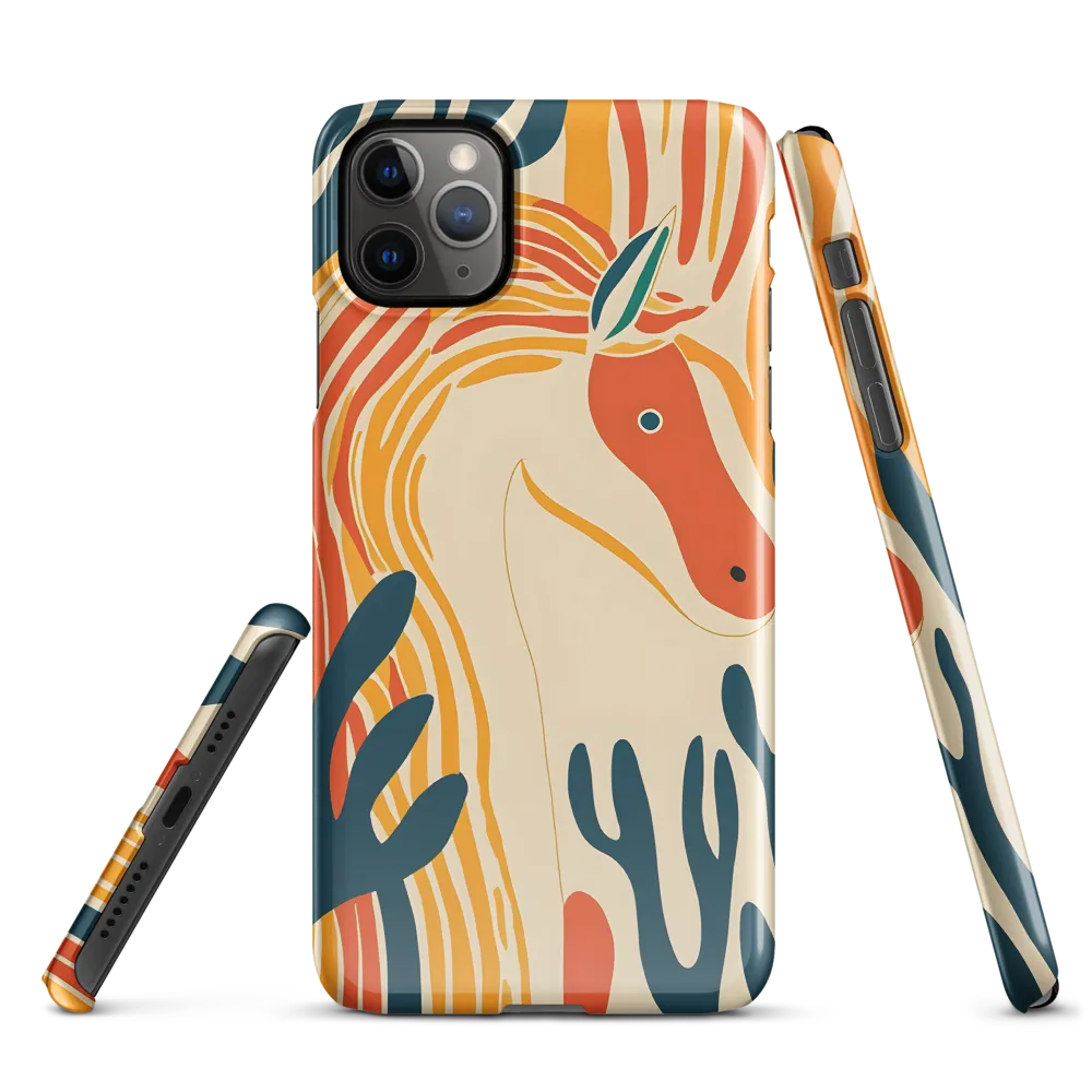 Whimsical Unicorn in a Lush Landscape | Phone Case |  11 Pro Max | Snap Case | Glossy