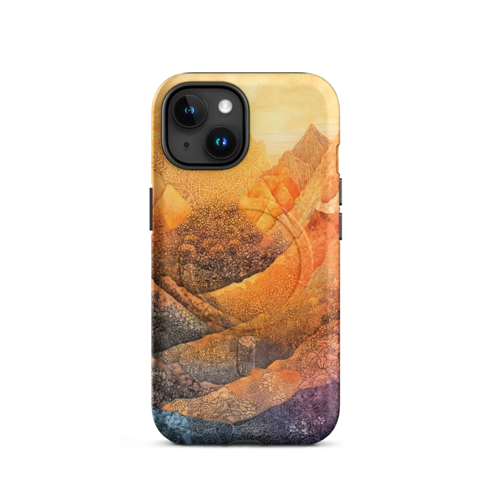 Serene Peaks of Color | Phone Case |  15 | MagSafe® Tough Case | Matte