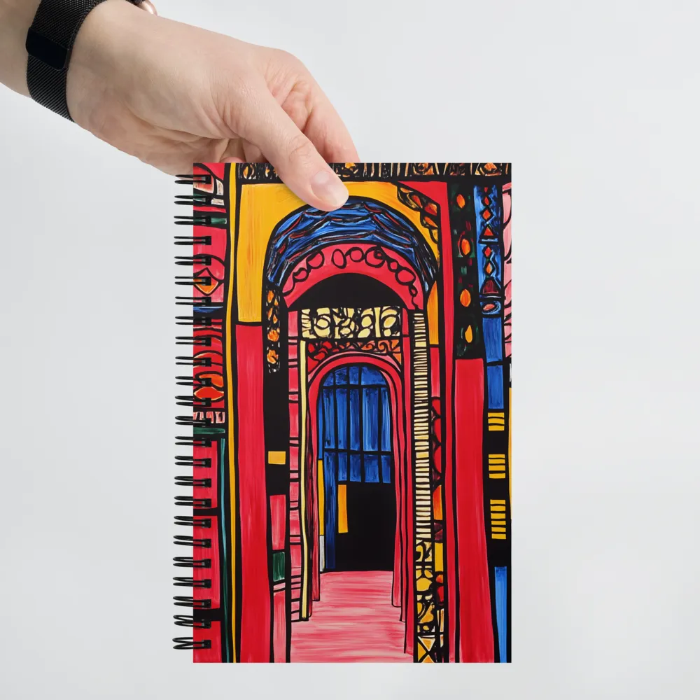 Vibrant Arches | Spiral Notebook