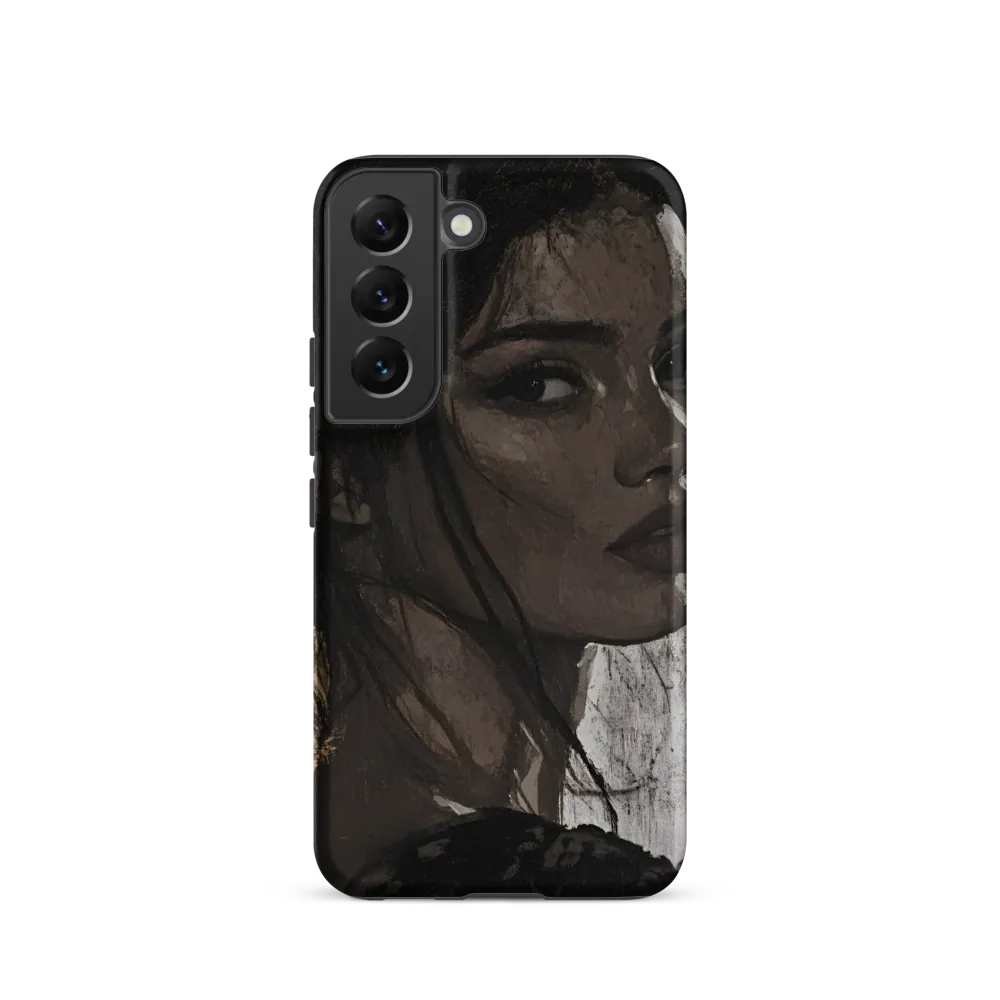 Mysterious Gaze | Phone Case |  S22 | Tough Case | Matte