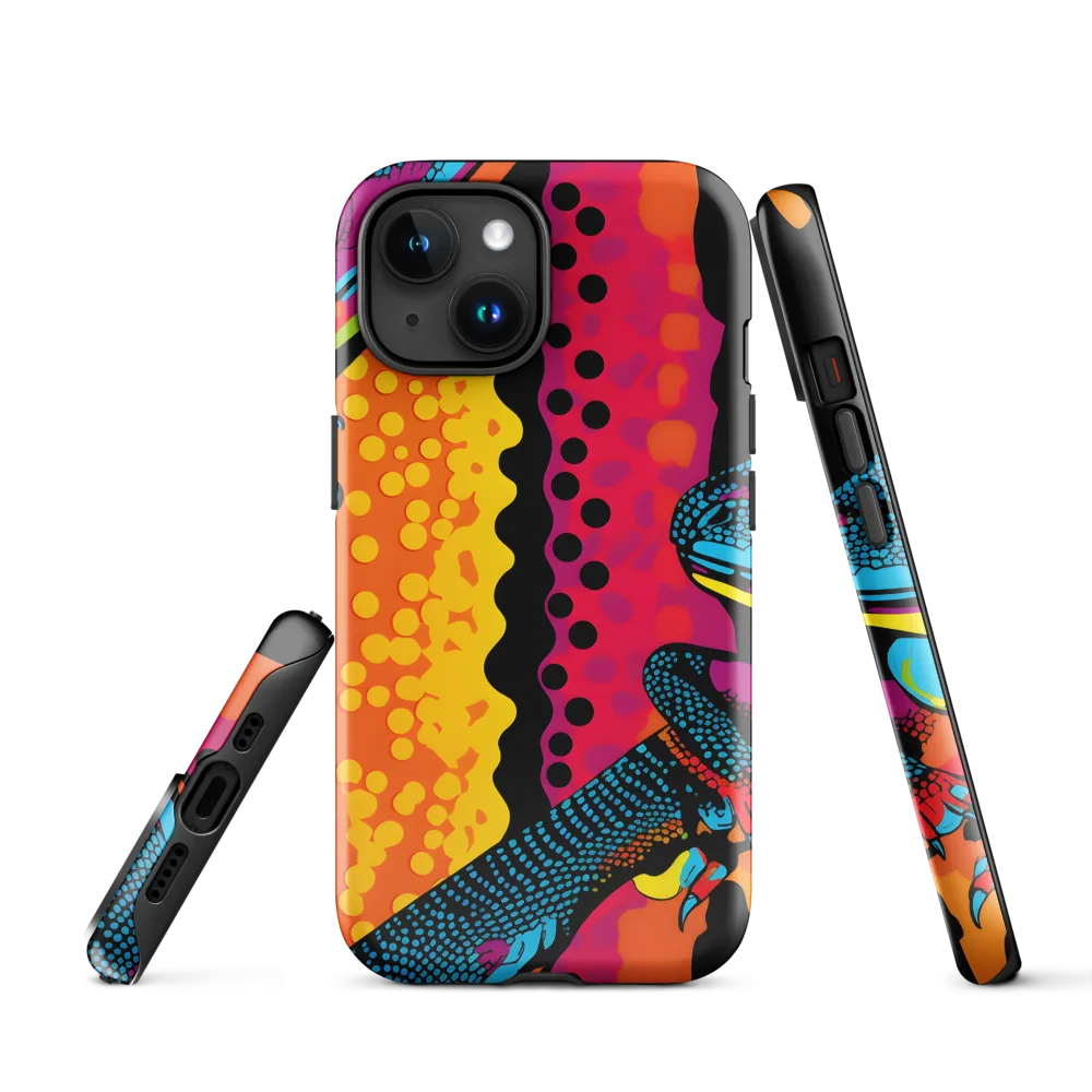 Colorful Encounters: The Playful Geckos