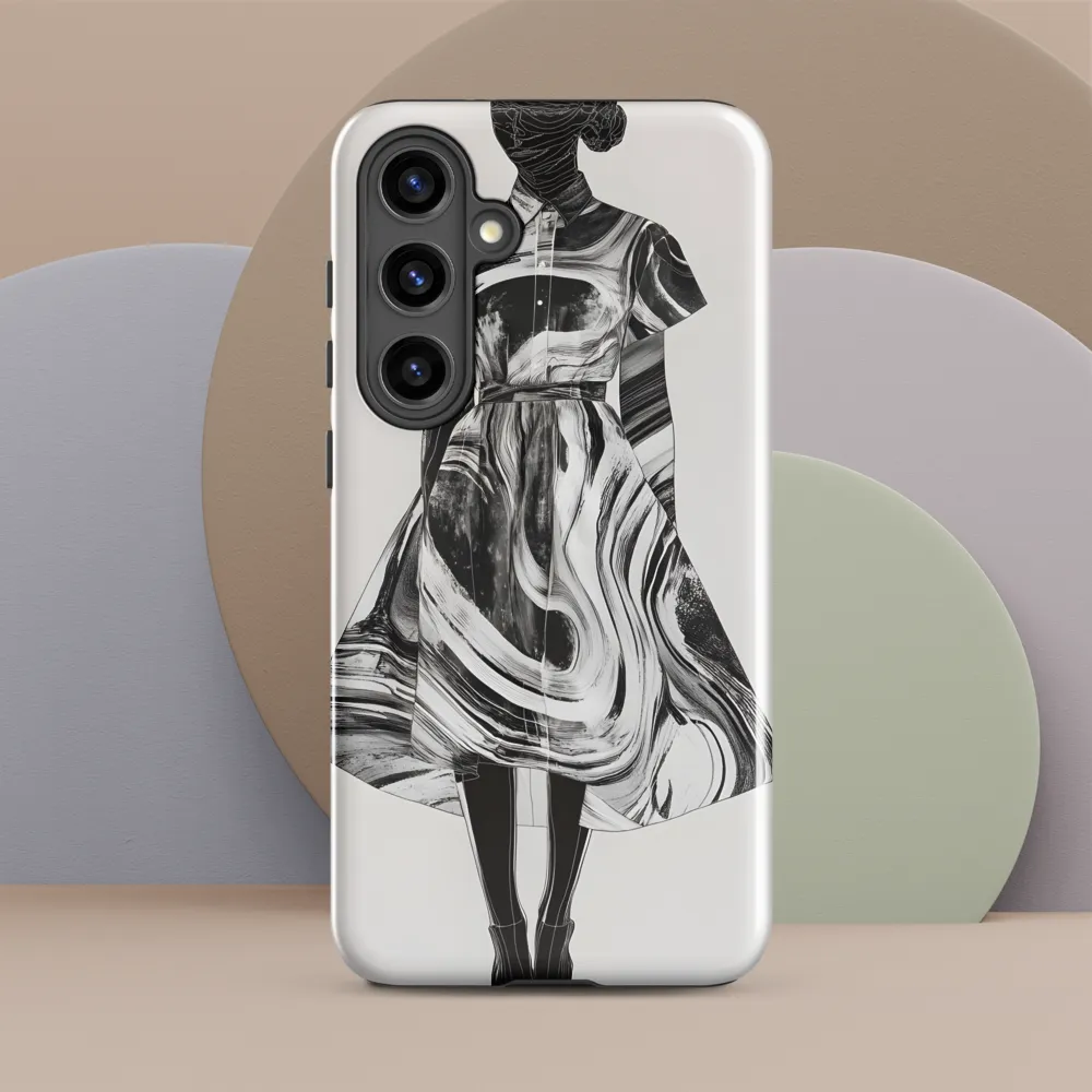 Whirls of Elegance: A Contemporary Fashion Design