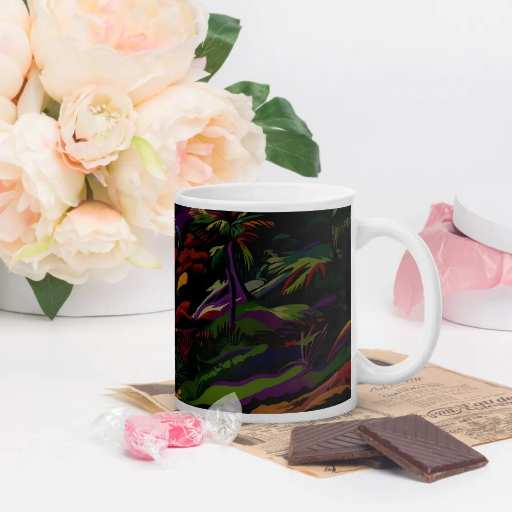 Tropical Sunset Escape | Mugs | Multiple Sizes & Colors