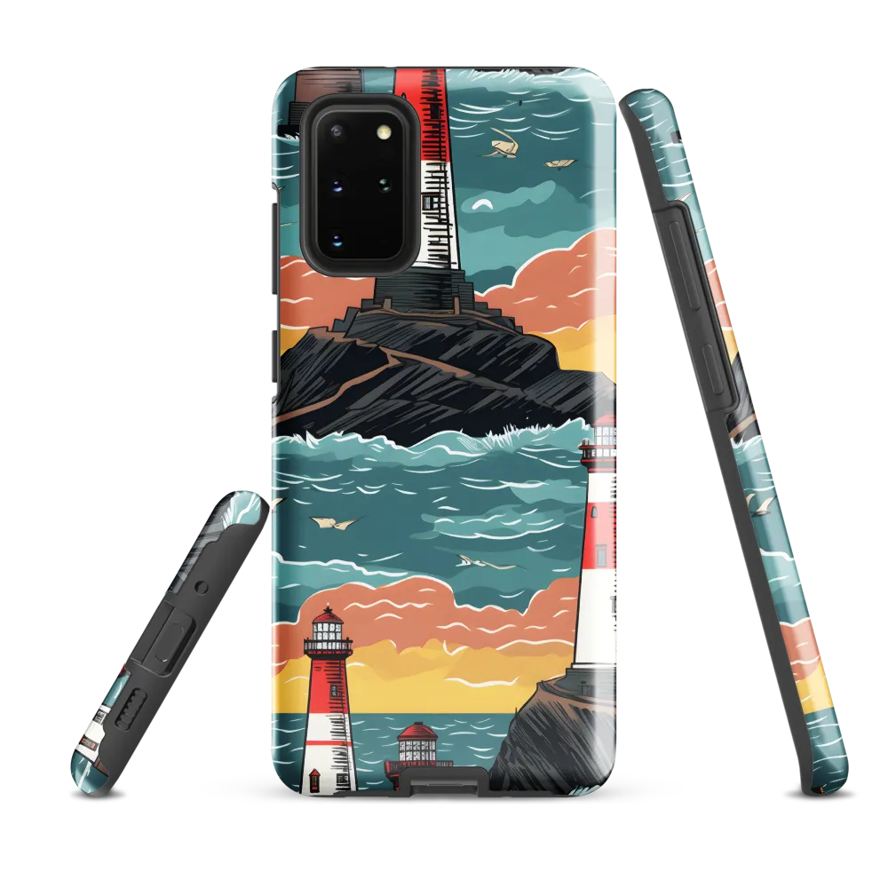 Lighthouses in a Whimsical Ocean