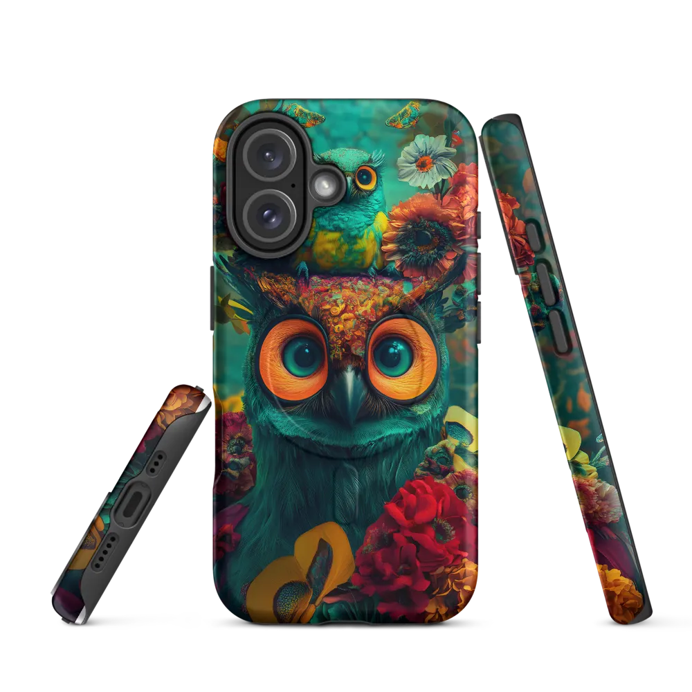 Majestic Harmony: The Floral Owl