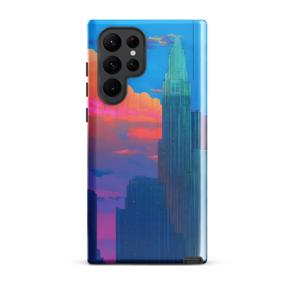 Twilight Reflections: A Digital Cityscape