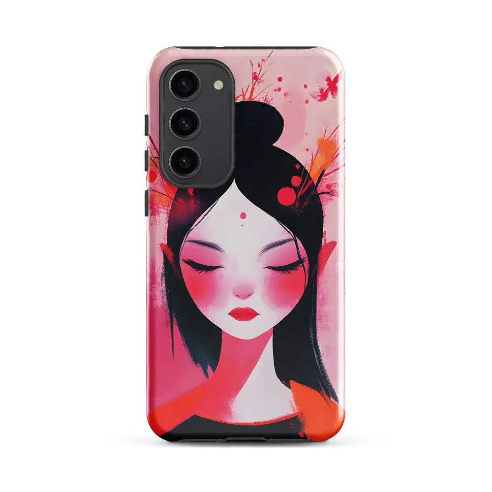 Serenity in Pink | Phone Case |  S23 Plus | Tough Case | Glossy