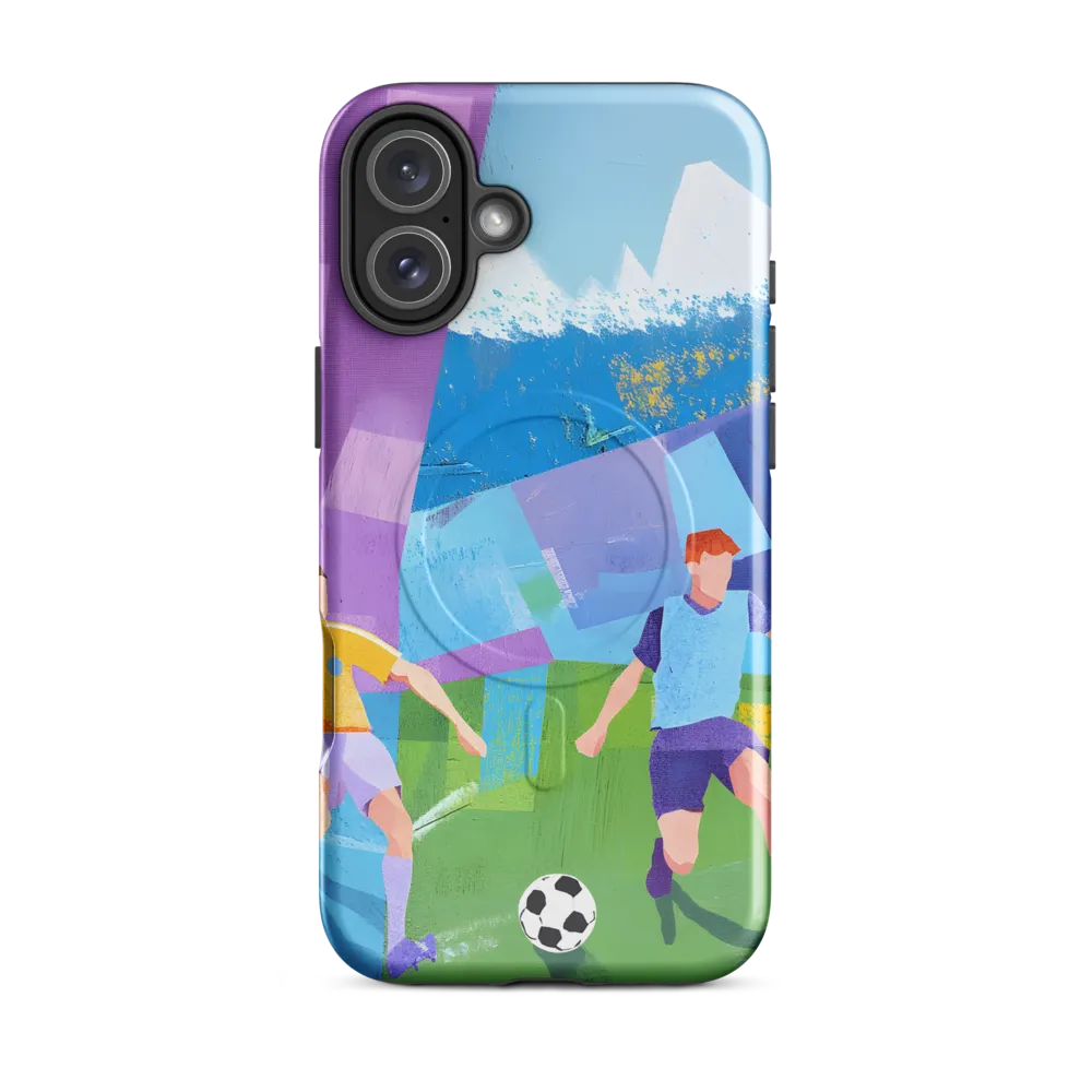 Dynamic Duel on the Field | Phone Case |  16 Plus | MagSafe® Tough Case | Glossy