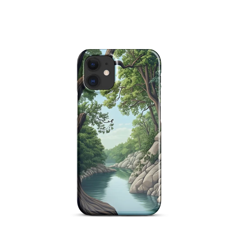 Tranquil Reflections: A Serene River Landscape
