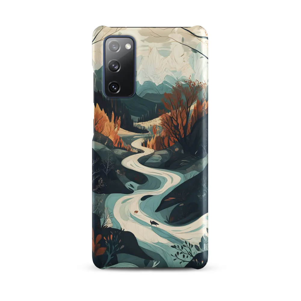 Winding Serenity: A Digital Landscape
