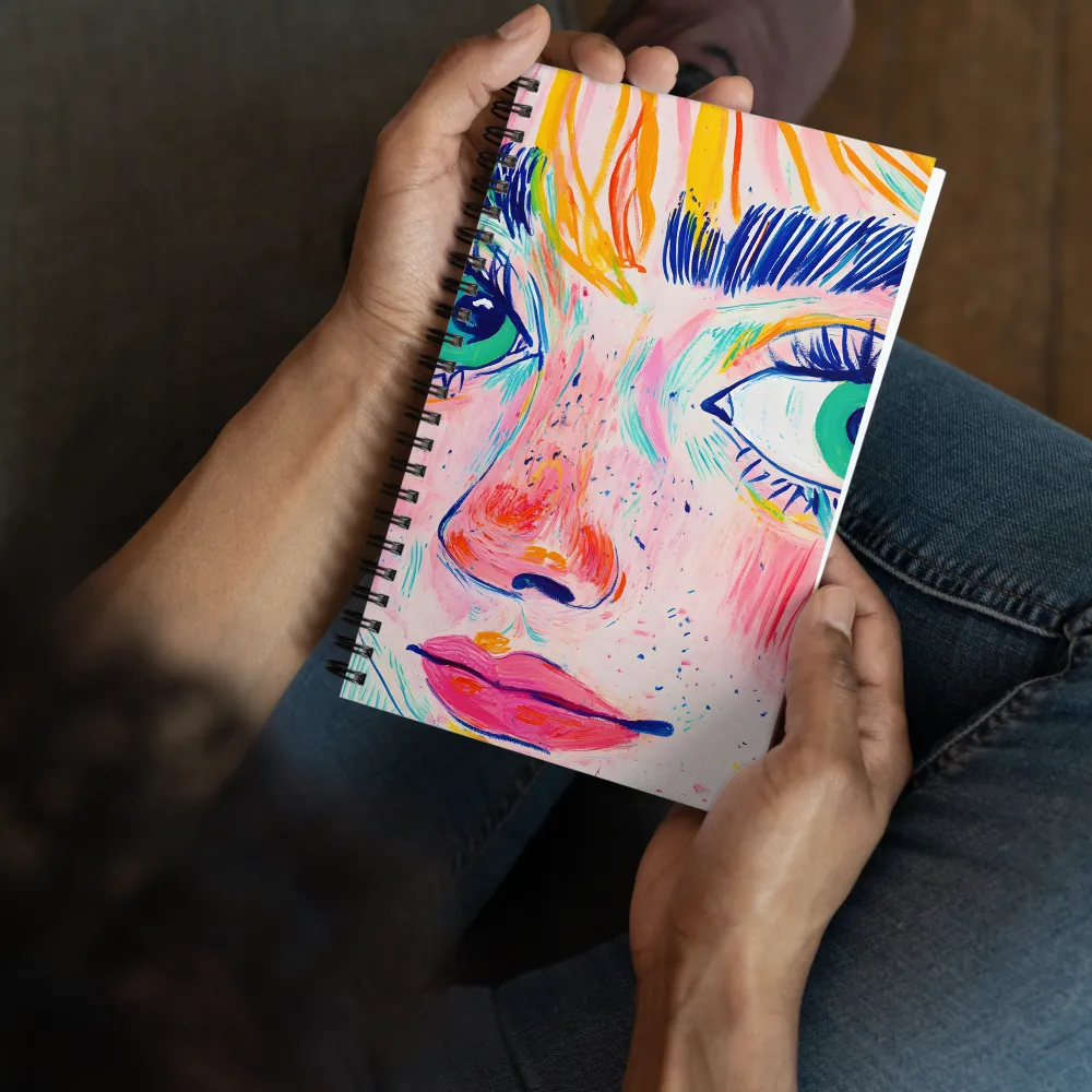 Vibrant Gaze | Spiral Notebook