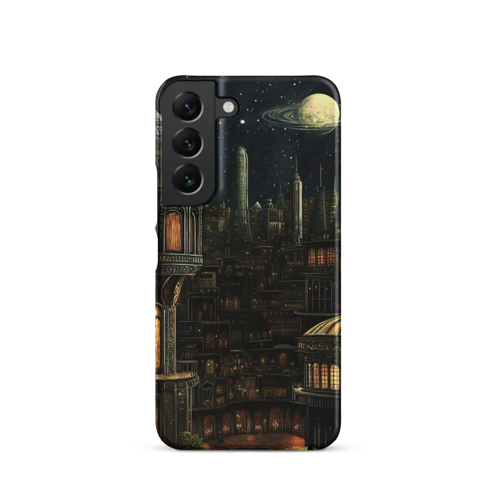 Celestial Enigma: A Surreal Cityscape