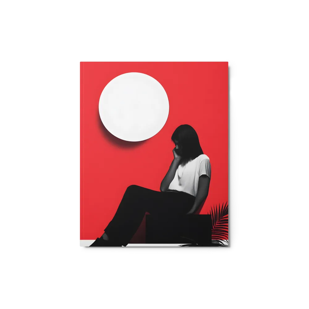 Contemplation in Red | Metal Print | 8″×10″