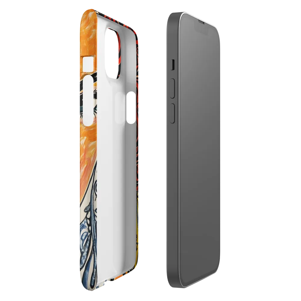 Fiery Elegance | Phone Case |  14 Plus | Snap Case | Matte