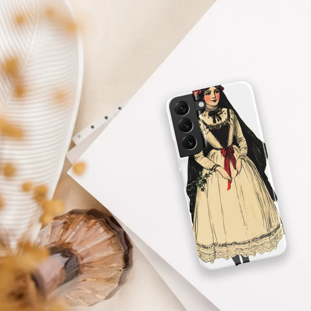 Elegance in Tradition: A Folk Portrait