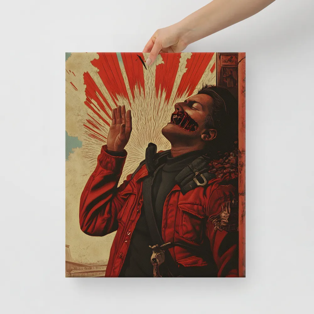 Defiant Echoes of Ruin | Canvas | 16″×20″