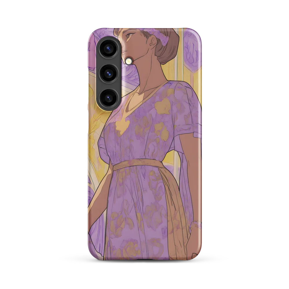 Elegance in Floral Harmony | Phone Case |  S24 Plus | Snap Case | Matte