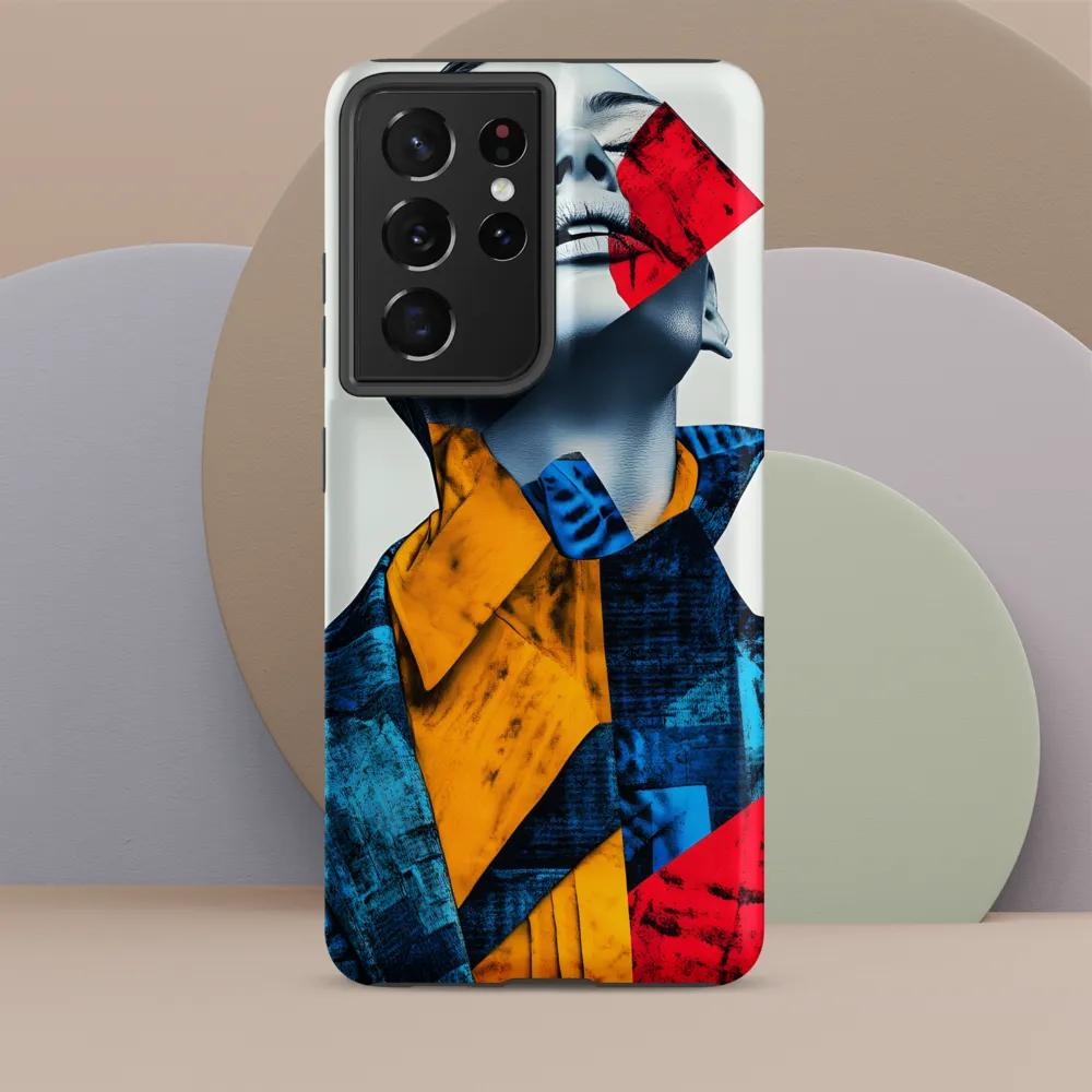 Fragmented Confidence: A Surreal Fashion Portrait