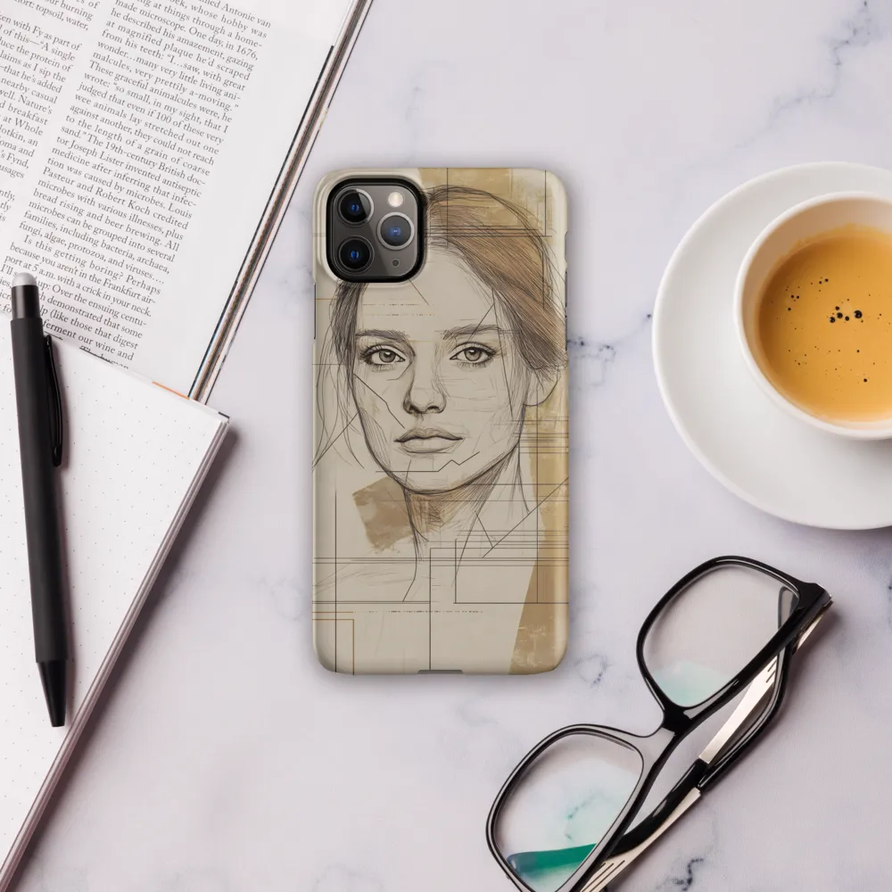 Geometric Elegance: A Modern Portrait