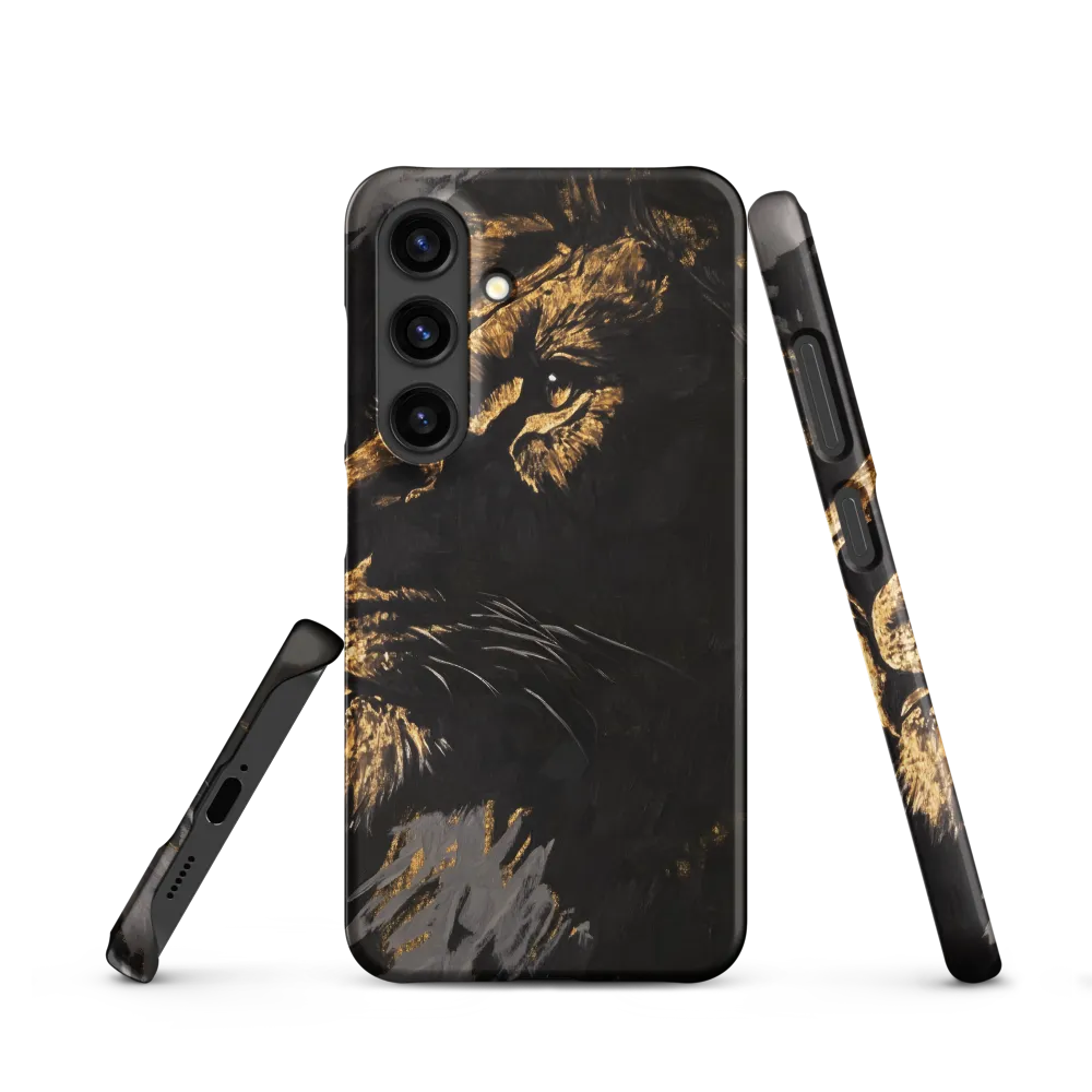 Majestic Gaze: The Golden Lion