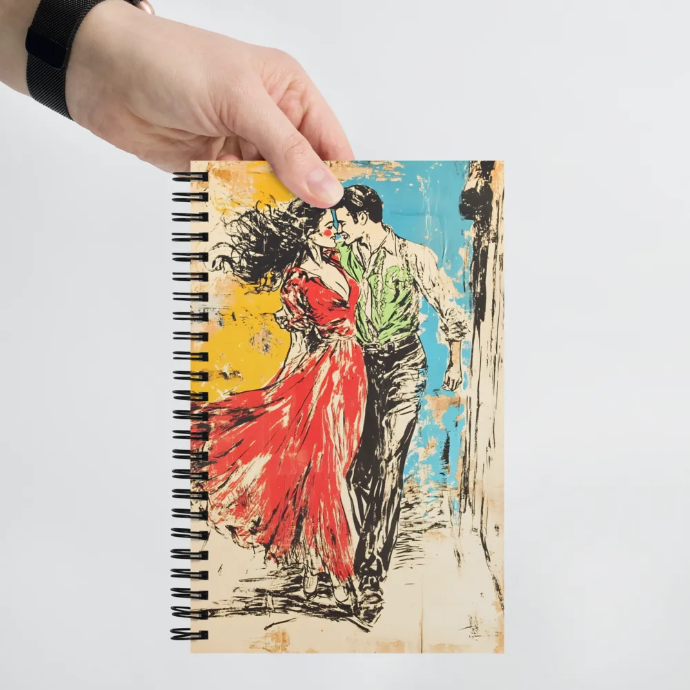 Dance of Passion | Spiral Notebook