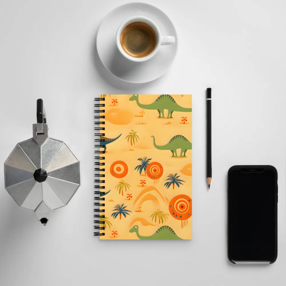 Prehistoric Playtime | Spiral Notebook