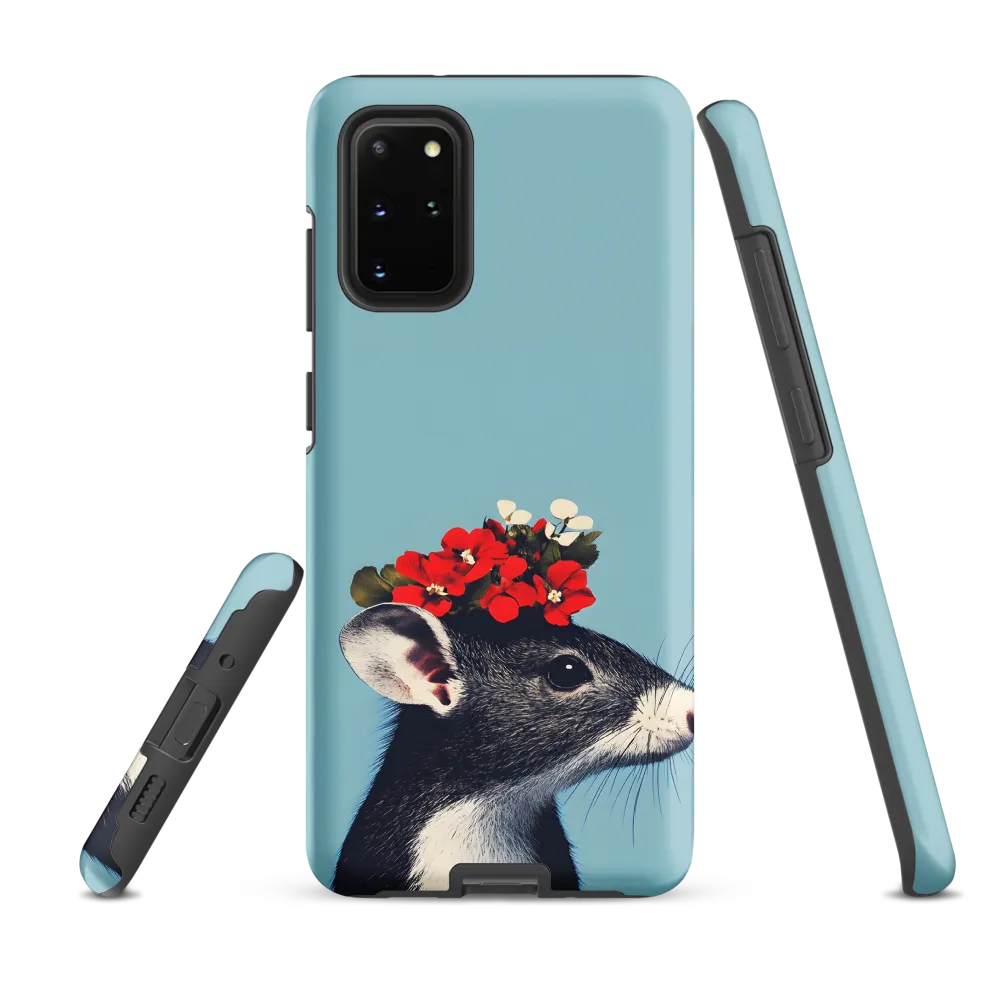 Whimsical Flora: A Mouse's Floral Crown