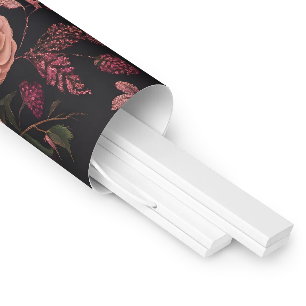 Botanical Elegance | Poster With White Wood Hanger | 18″×18″