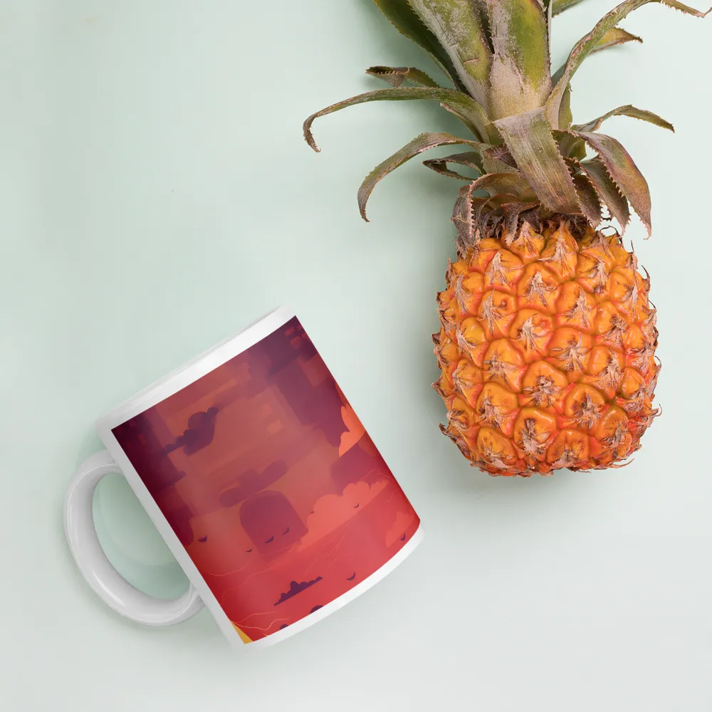 Serene Sunset Cityscape | Mugs | Multiple Sizes & Colors