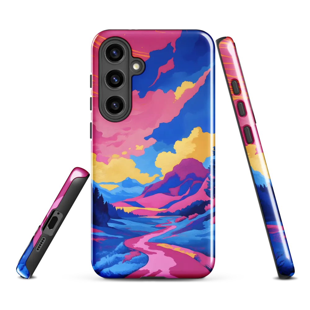 Dreamscape: The Serene River | Phone Case |  S24 Plus | Tough Case | Glossy