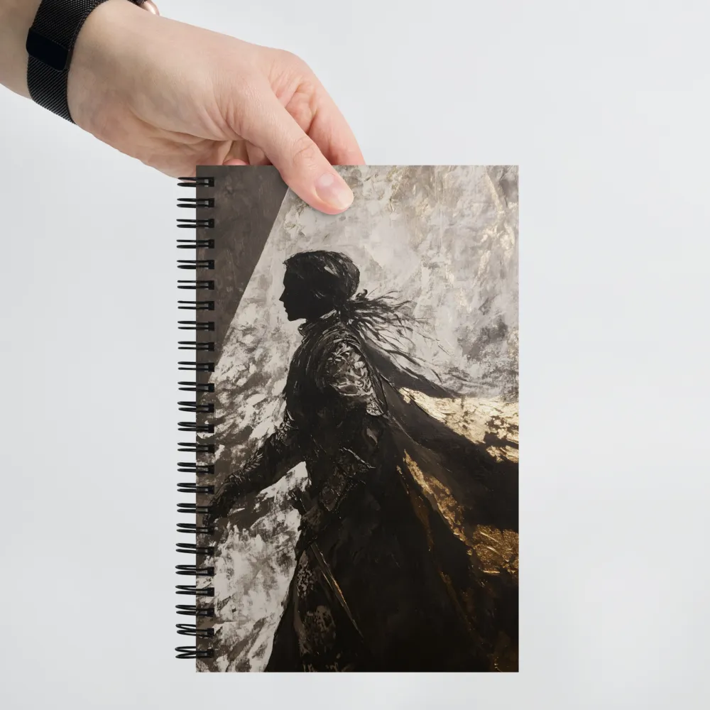 The Silhouette of Valor | Spiral Notebook