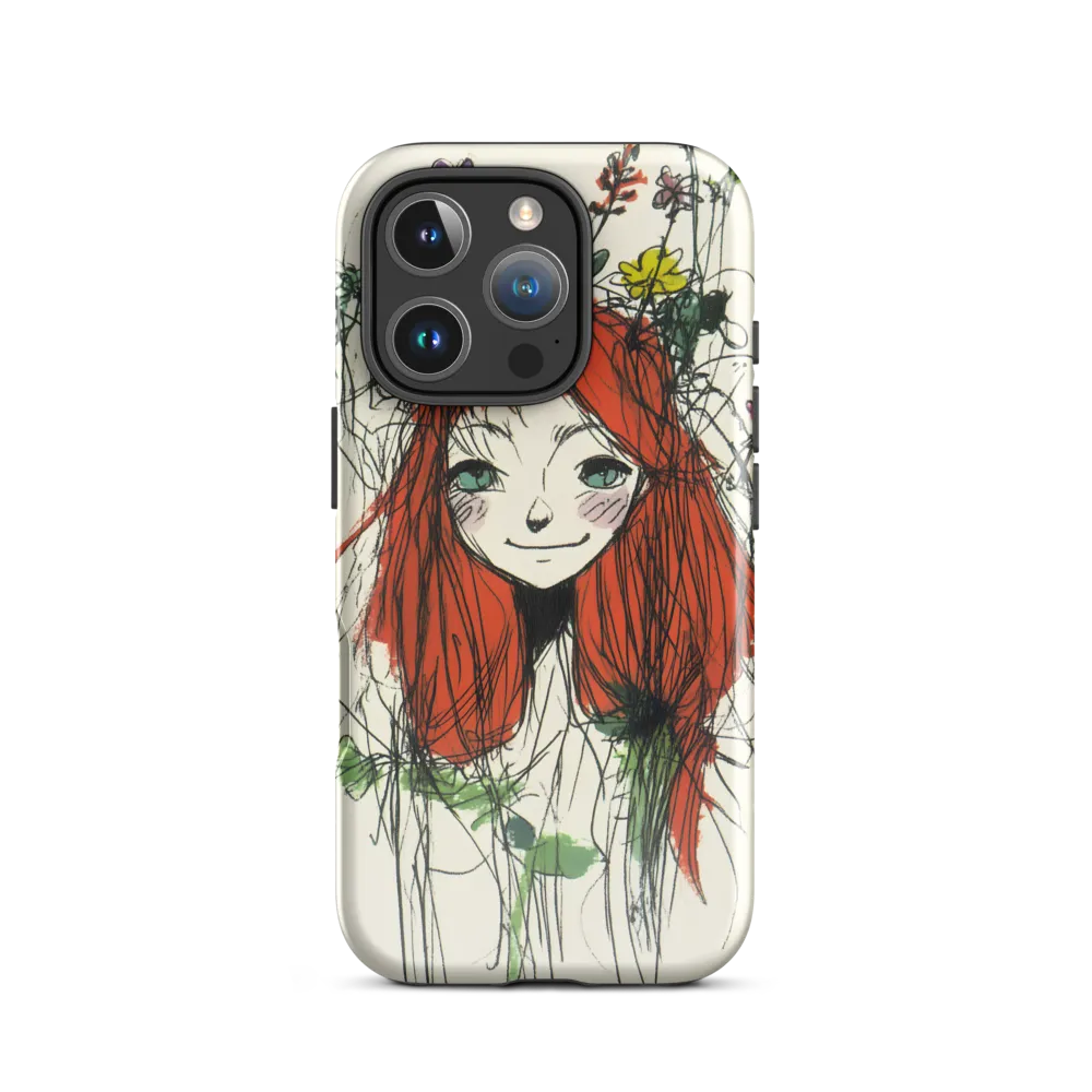 Whimsical Floral Portrait