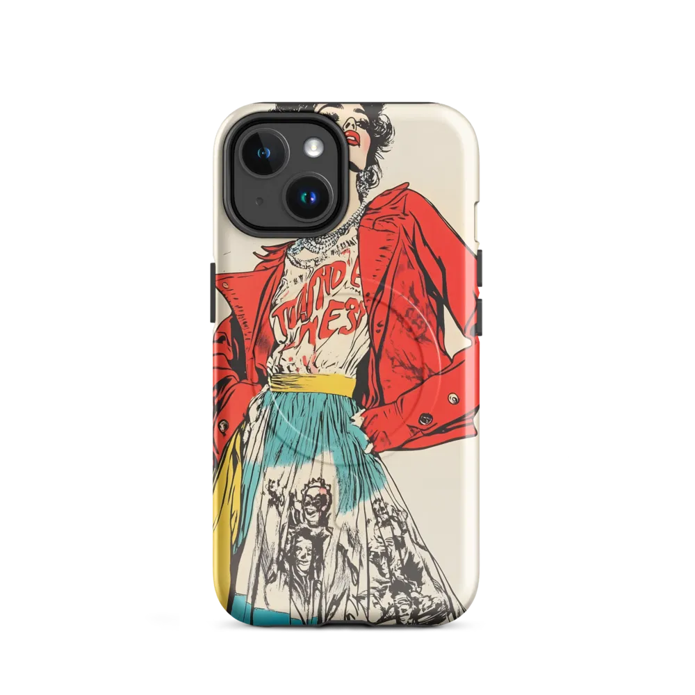 Vibrant Elegance: A Pop Art Fashion Statement