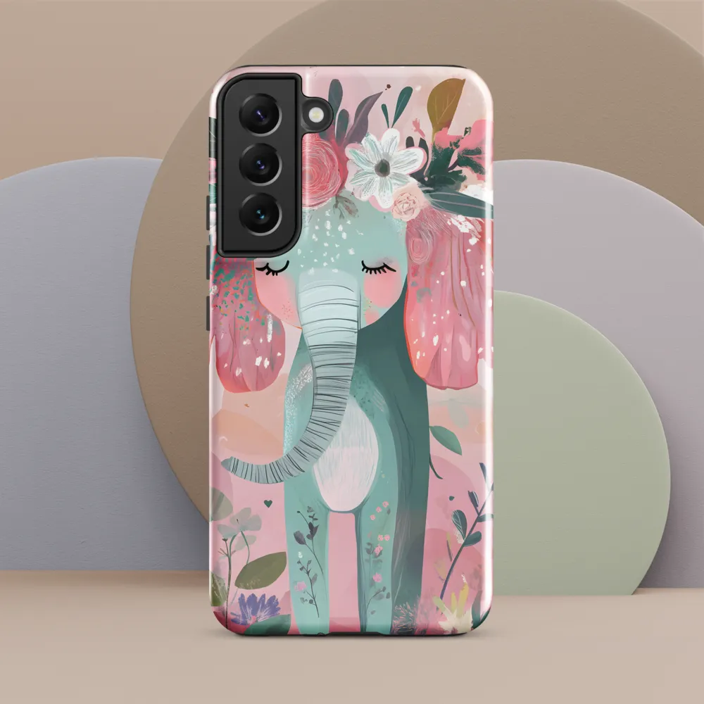 Whimsical Elephant in Bloom
