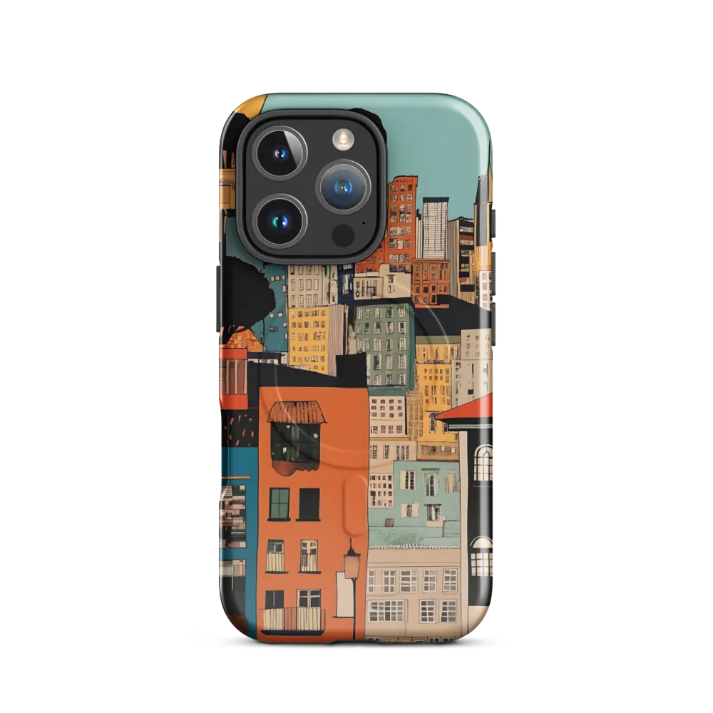 Urban Fusion: A Colorful Cityscape