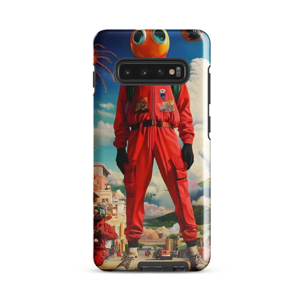 Whimsical Encounter in a Surreal Landscape | Phone Case |  S10 Plus | Tough Case | Glossy