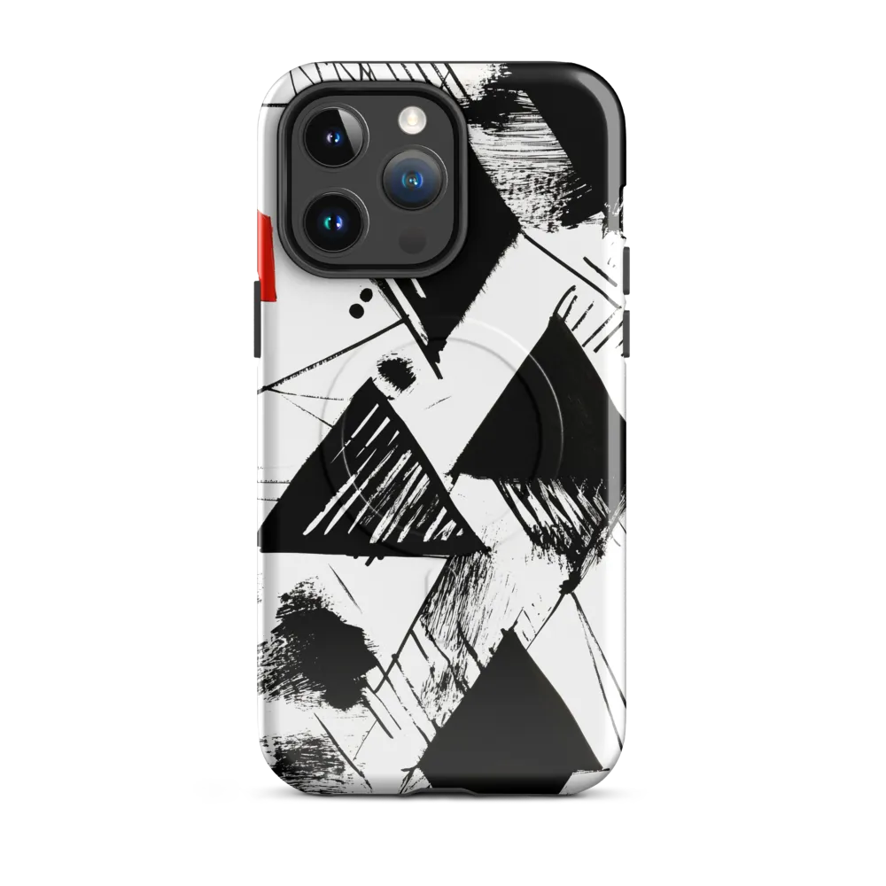 Dynamic Geometric Harmony | Phone Case |  14 Pro Max | MagSafe® Tough Case | Glossy
