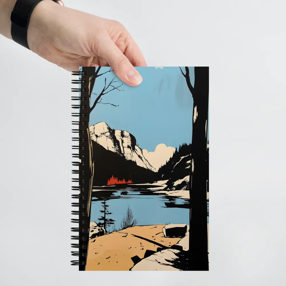 Reflection in Tranquil Waters | Spiral Notebook