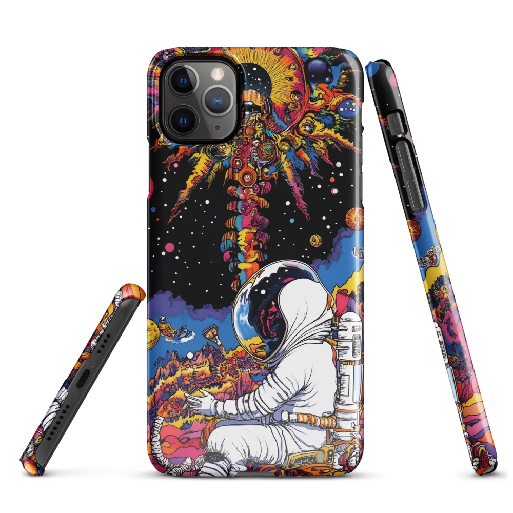 Cosmic Wonder: An Astronaut's Journey Through Color | Phone Case |  11 Pro Max | Snap Case | Glossy