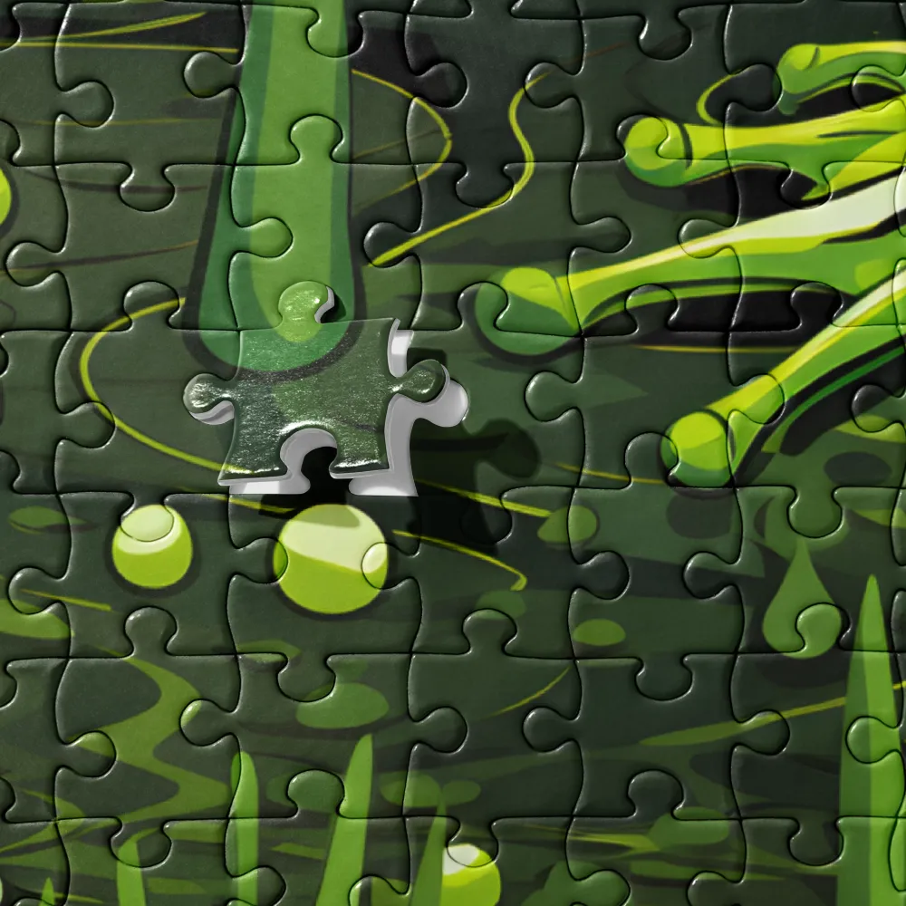 Green Harmony: Life Beneath the Surface | Jigsaw Puzzle | 252 pieces