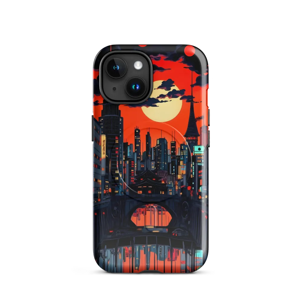 Nightfall in a Neon City