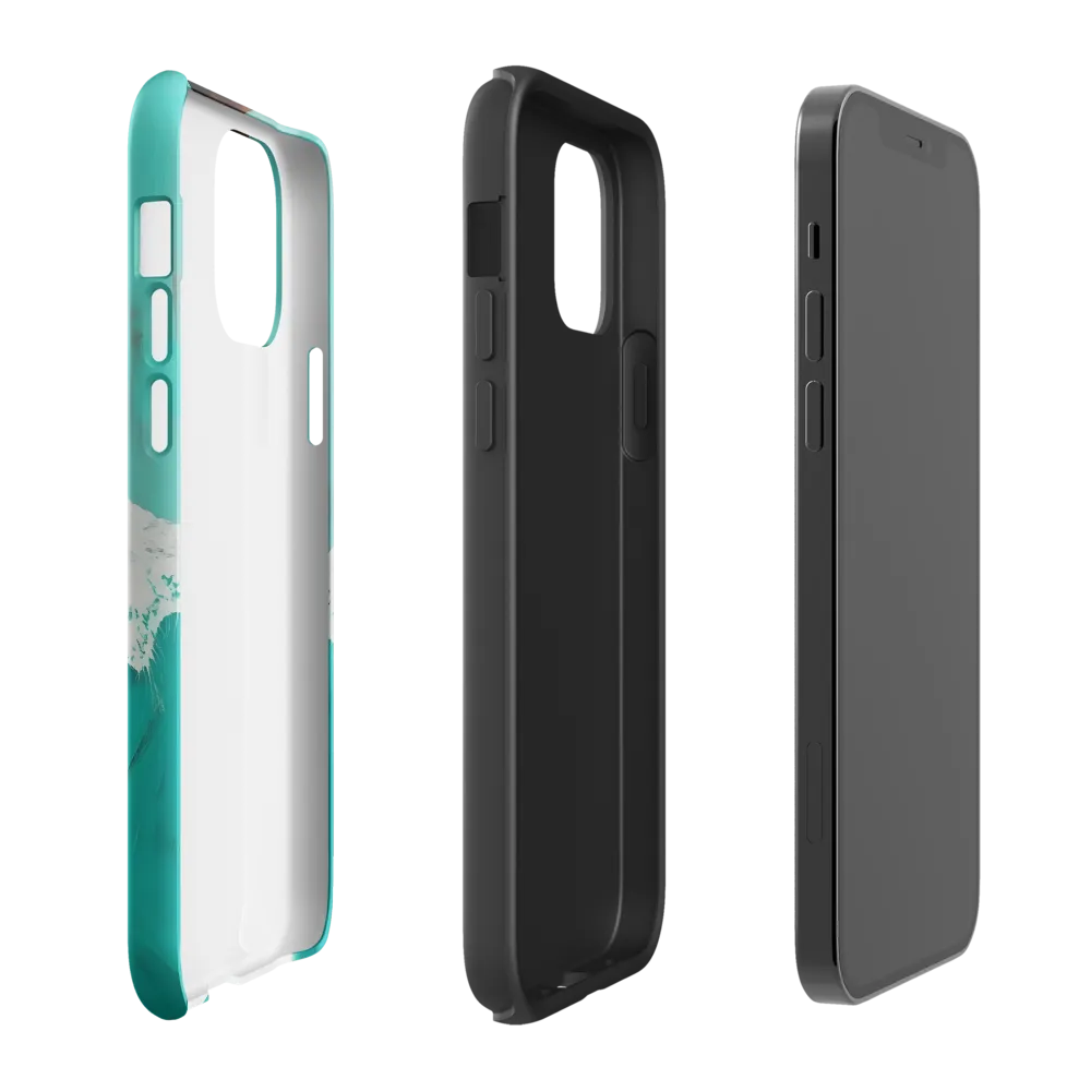 Serenity in Turquoise | Phone Case |  12 Pro | Tough Case | Glossy