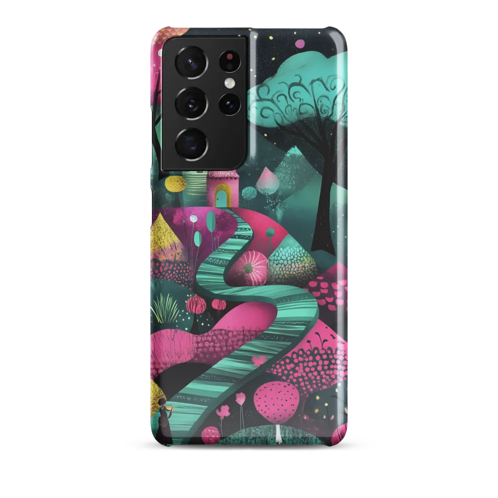 Whimsical Journey through Colorful Lands | Phone Case |  S21 Ultra | Snap Case | Glossy