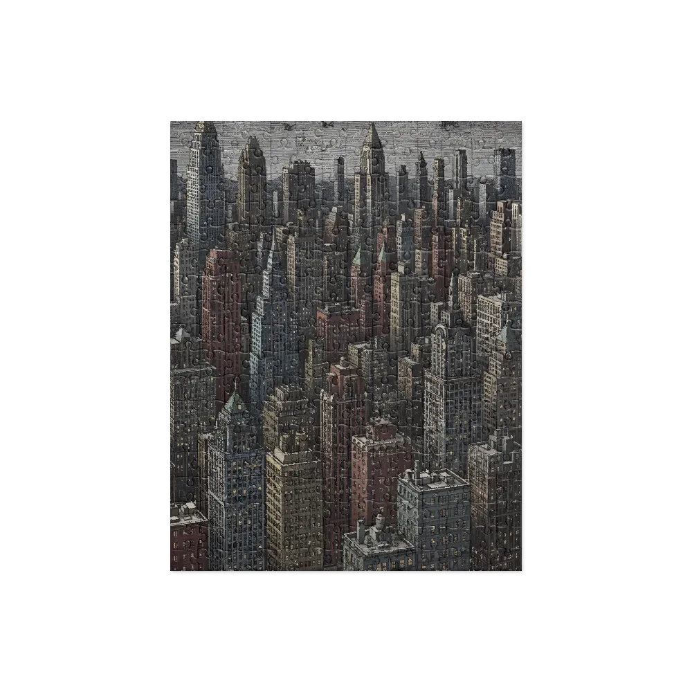 Metropolis Etching 
 Jigsaw Puzzle